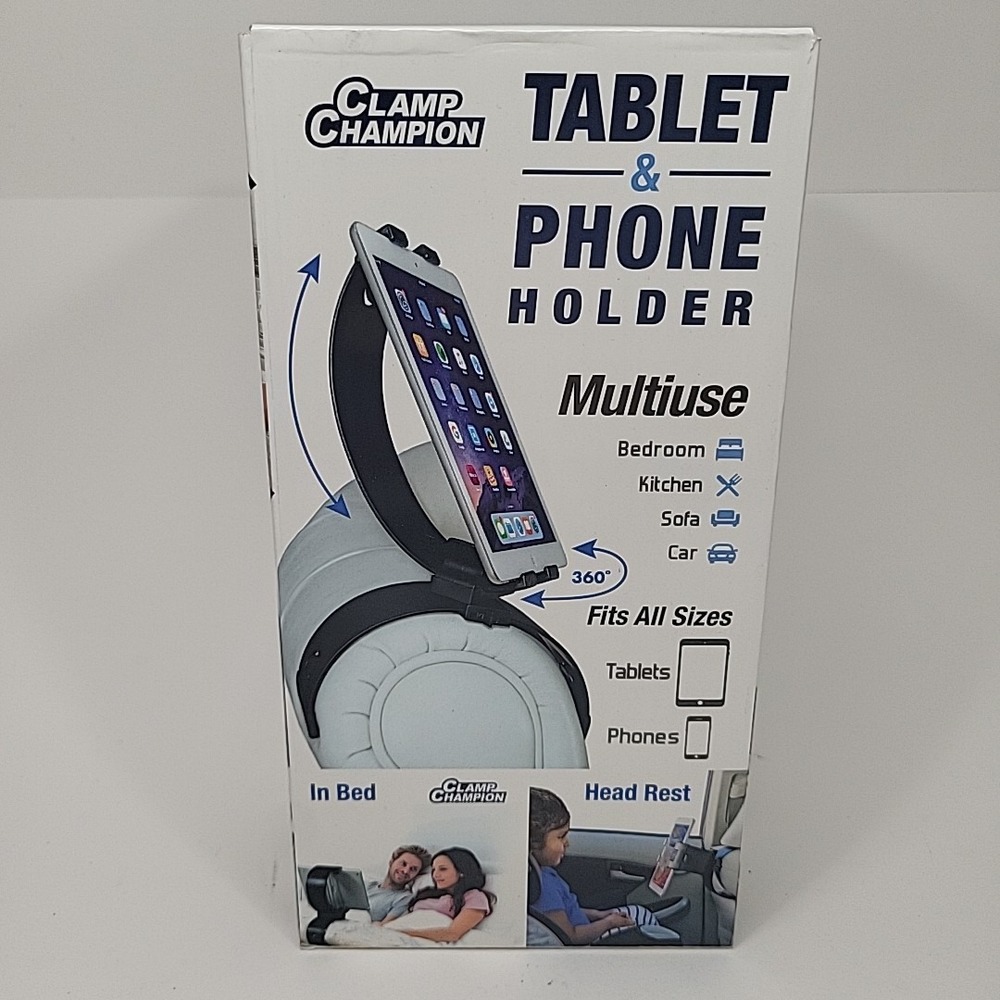 Pro - Universal Tablet and Cell Phone Holder and Stand for The Couch, Bed, Car